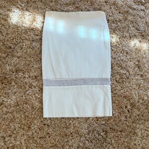 Zara Cream Pencil Skirt